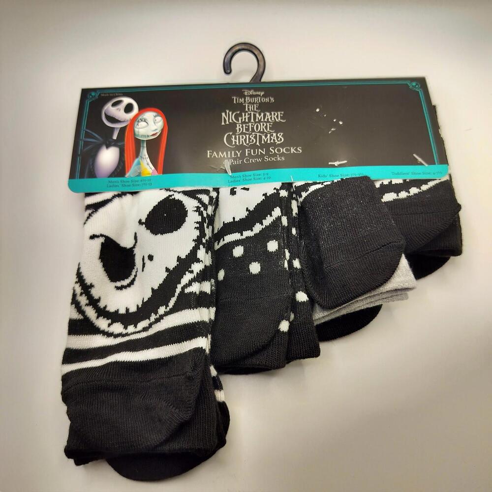 Tim Burton's The Nightmare Before Christmas - Family Matching Socks Infant Adult